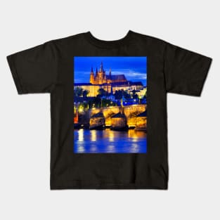 Prague sunset Kids T-Shirt